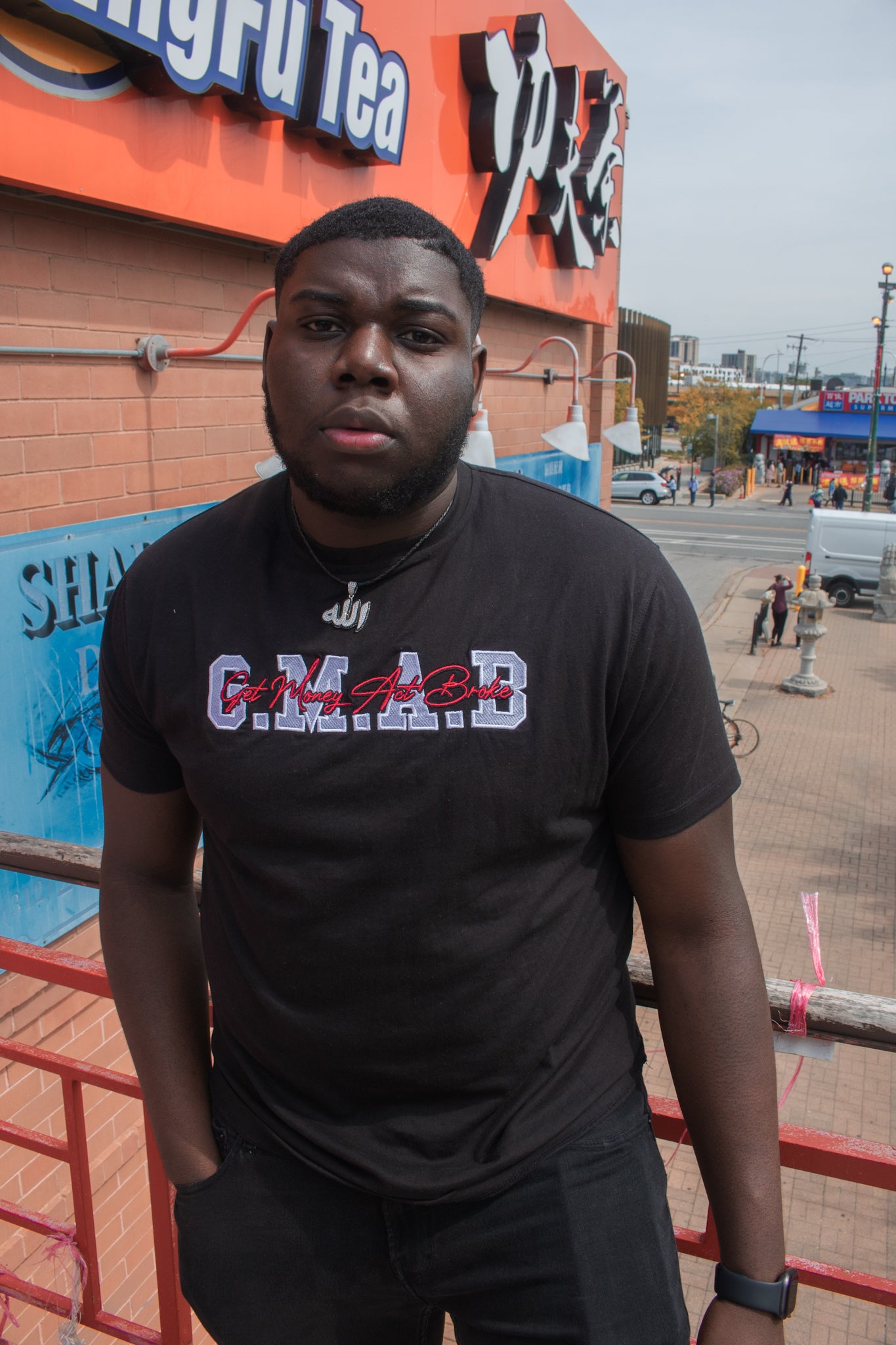 Black Cursive Tee